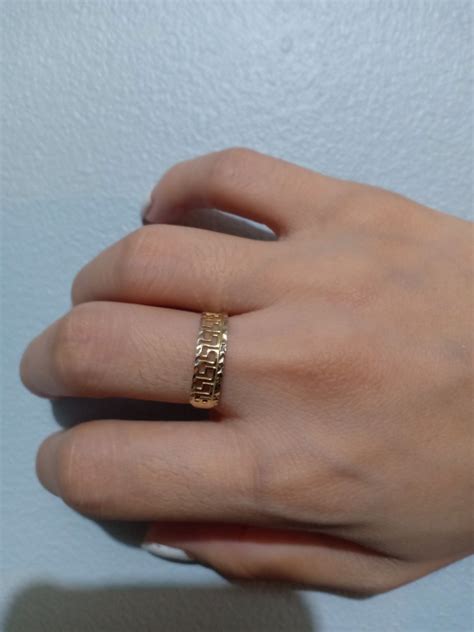 fendi small baguette ring|fendi 18k gold ring.